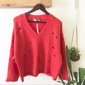 ASOS distressed sweater